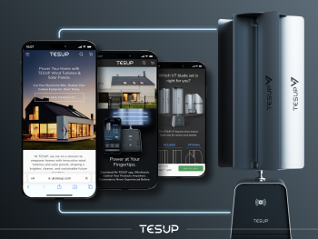 Die neue, verbesserte Tesup-Website und außergewöhnliche Produkte werden vorgestellt