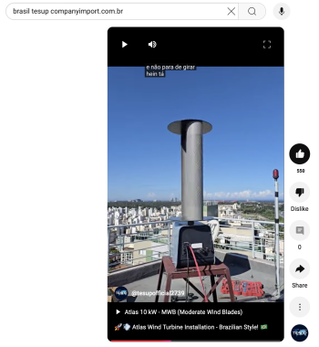 Atlas Wind Turbine Installation in Brazil