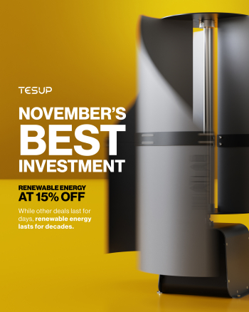November’s Best Investment: Renewable Energy at 15% Off