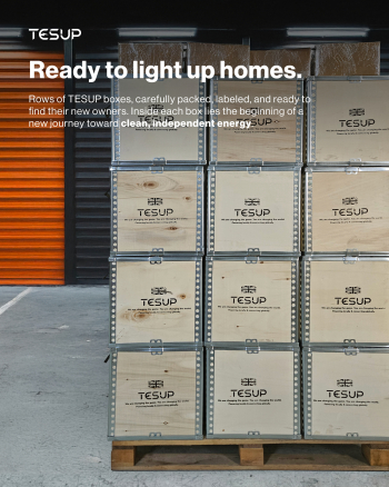Ready to Light Up Homes: TESUP Wind Turbines and Solar Panels