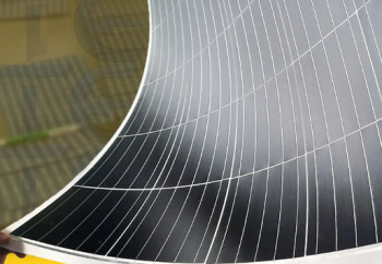 Produzione di pannelli solari flessibili