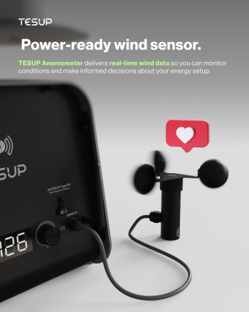 TESUP Anemometer: Precision Wind Measurement for Smarter Renewable Energy