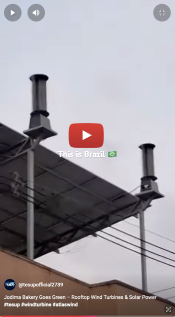 Turbina Eólica Atlas en el Océano Atlántico — Espírito Santo