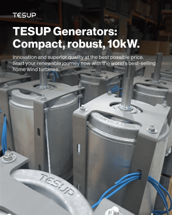 Generadores TESUP: Compactos, robustos, 10 kW.