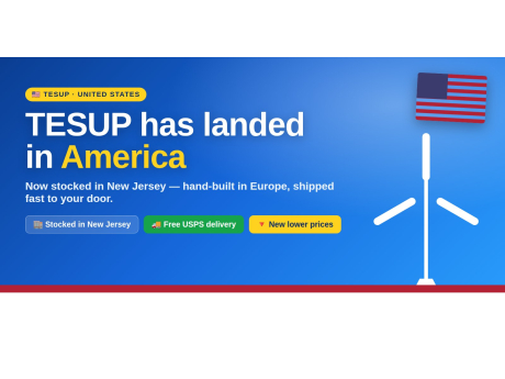 TESUP has landed in America — now stocked in New Jersey, shipped fast