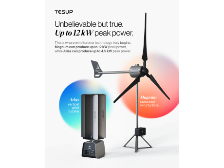 Unbelievable but True: TESUP Magnum Produces 12 kW, Atlas Produces 4.5 kW Peak Power