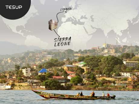 Afrika van energie voorzien: TESUP windturbines arriveren in Freetown, Sierra Leone!