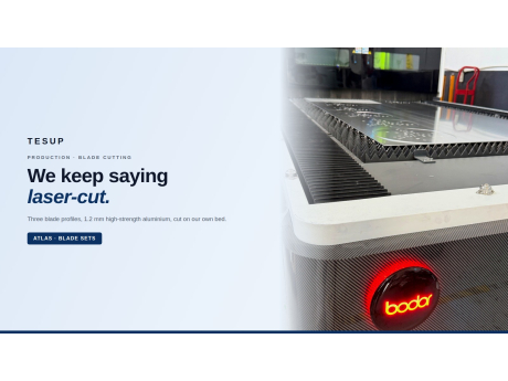 We keep saying laser-cut. Here is the laser.