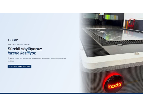 Hep lazerle kesildi diyoruz. İşte lazer.