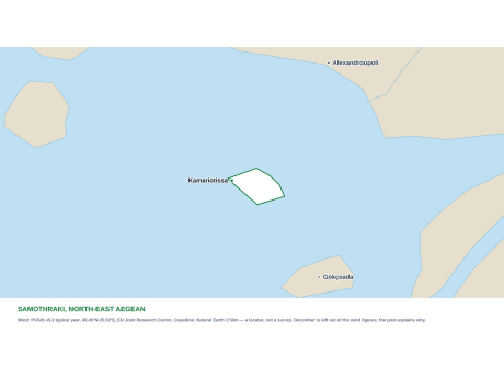 What the wind actually does on a Greek island