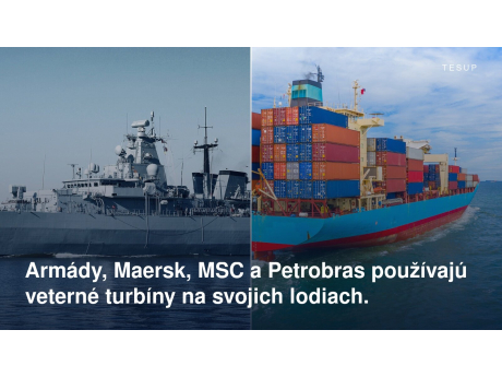 Vojnová loď a naložená kontajnerová loď na mori