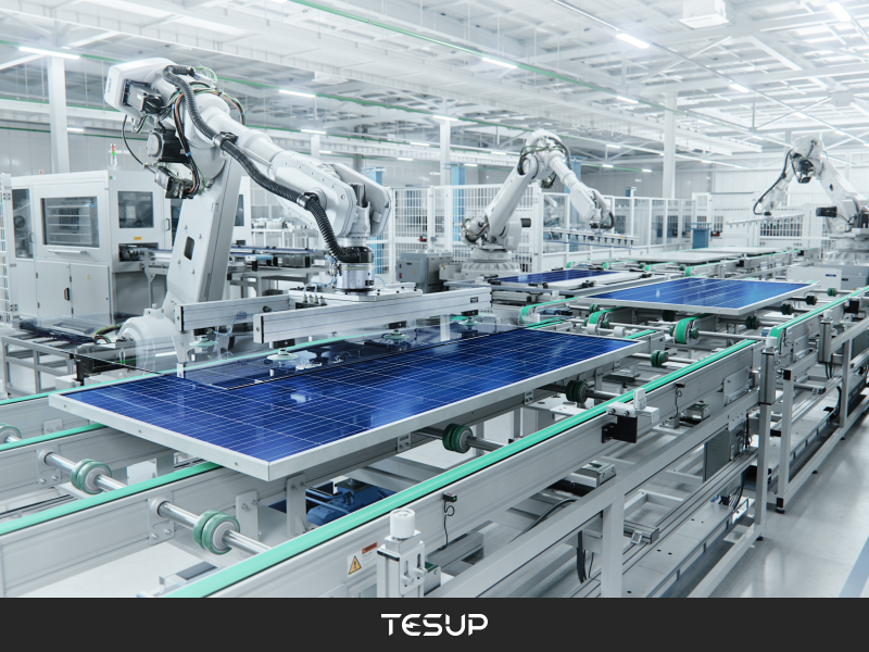 Speeding Up Solar Panel Production at Tesup: A Look Inside the Factory