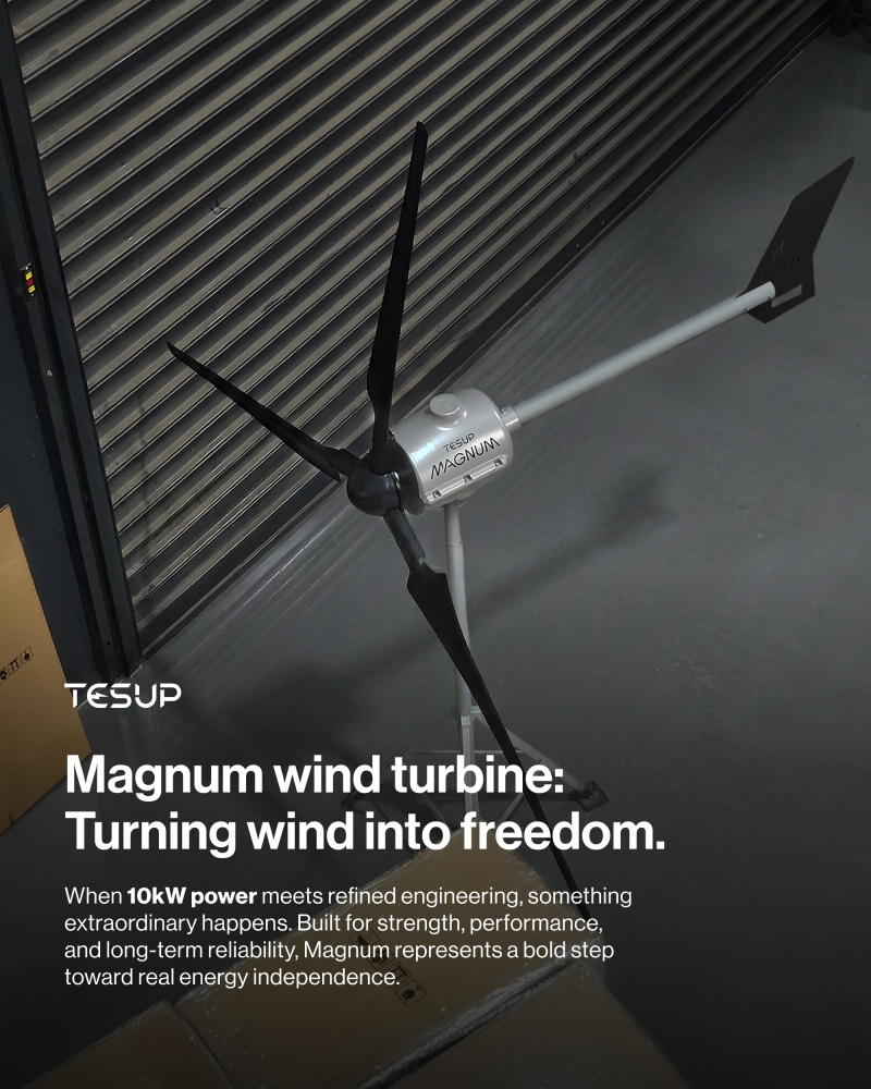 Vetrna Turbina Magnum: Pretvoriti Veter v Svobodo