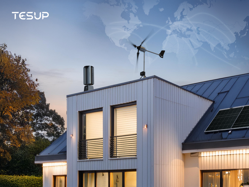 TESUP Equals Wind and Solar Energy Globally