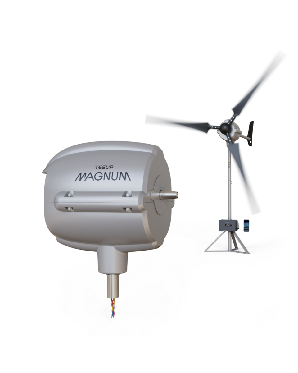 Magnum Horizontale Windturbine (15 kW Motor, 12 kW Spitze)