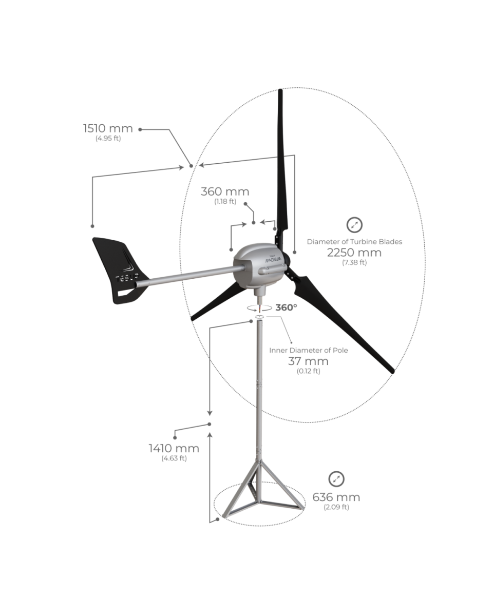Magnum Mounting Pole