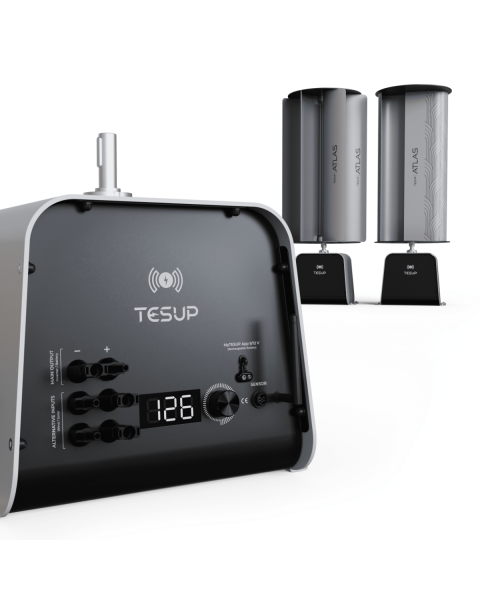 Generador E&oacute;lico Vertical Atlas (10 KW)
