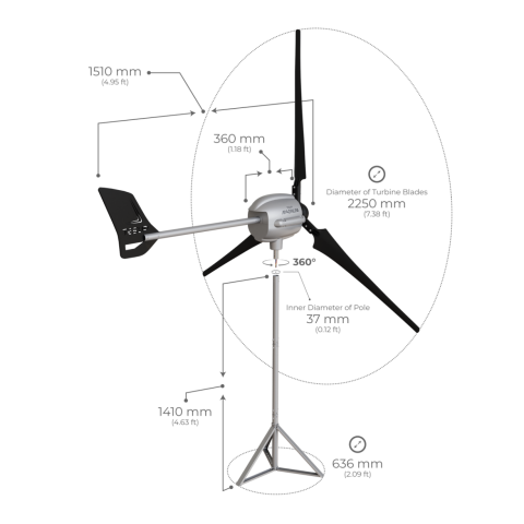 Magnum Mounting Pole