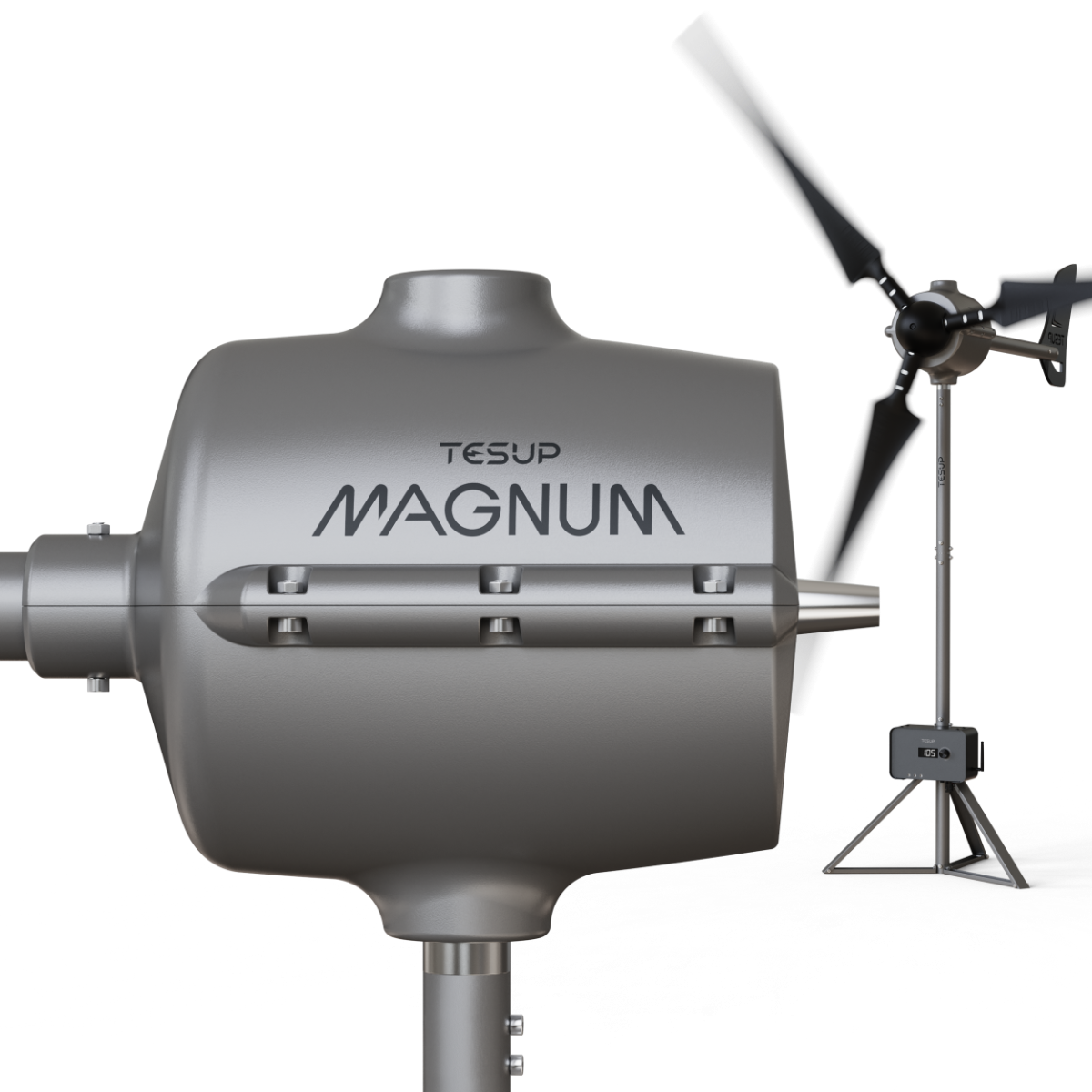 Magnum Horizontal Wind Turbine Generator (15 kW motor, 12 kW peak)