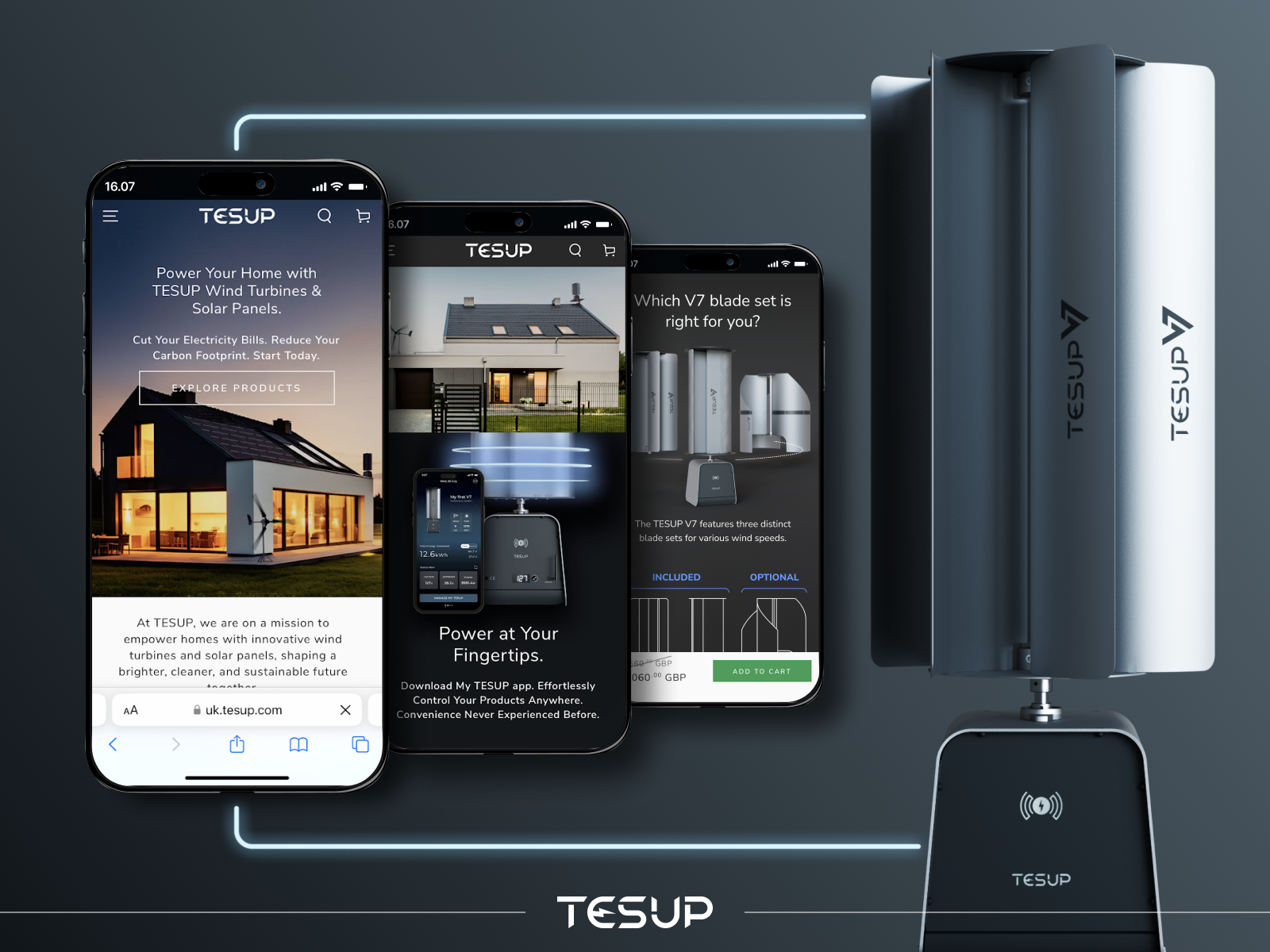 Introductie van de nieuwe verbeterde website en buitengewone producten van Tesup