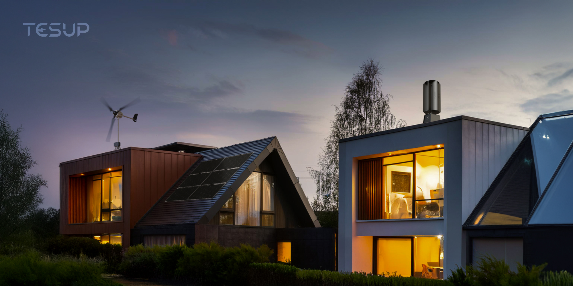TESUP energía renovable híbrida eólica solar ahorros