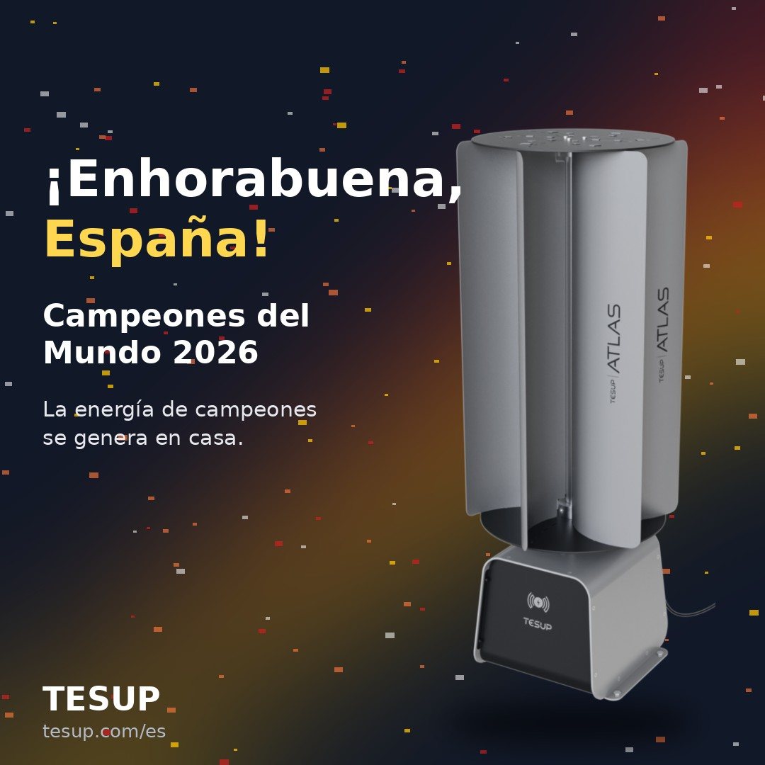 TESUP Atlas — la energía de campeones se genera en casa
