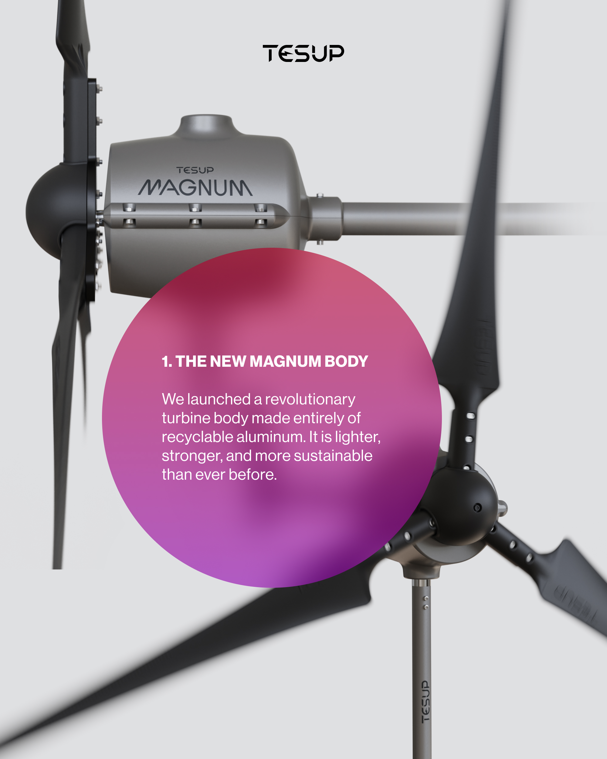 TESUP Magnum Body Innovation