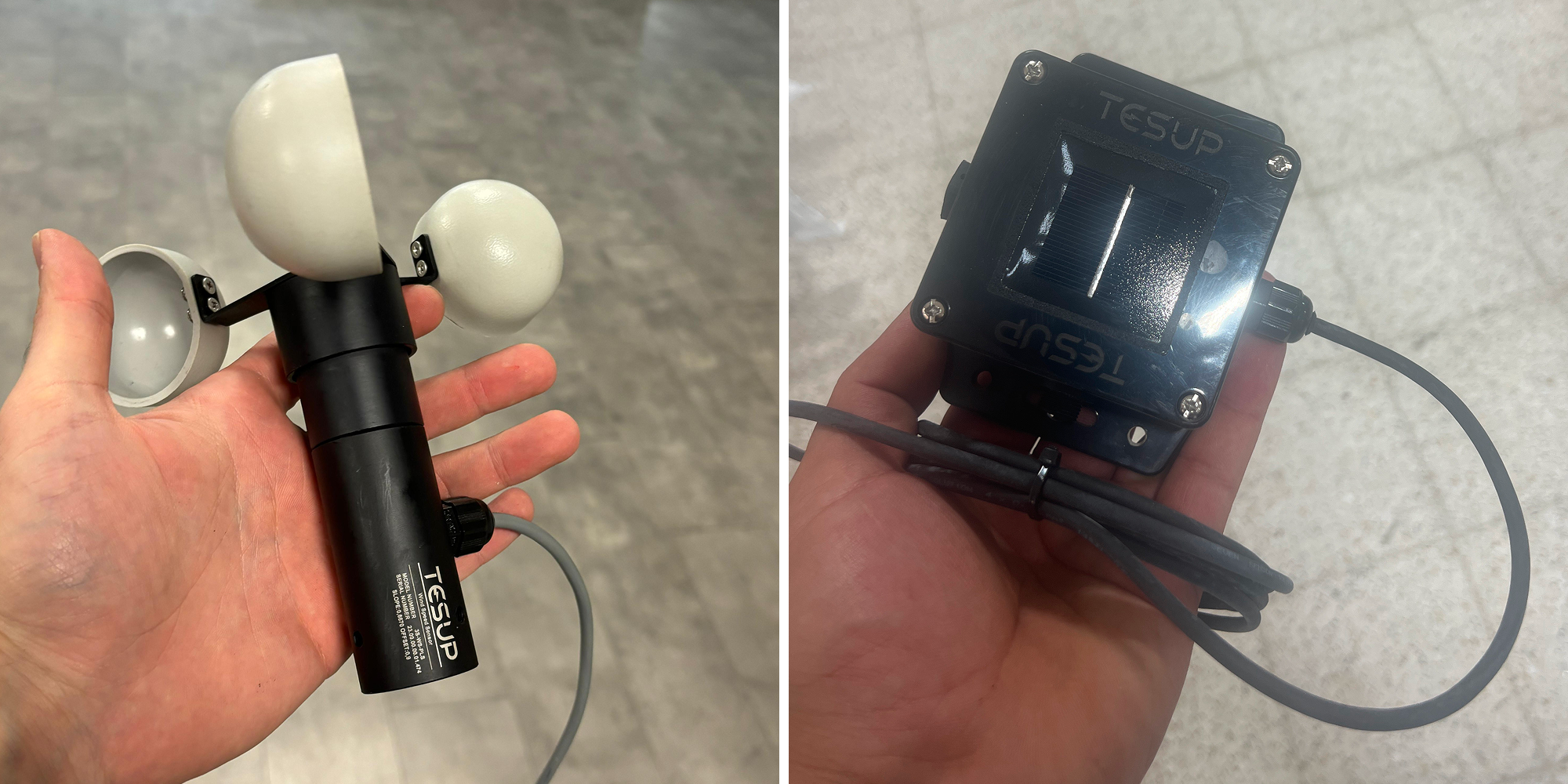 TESUP Anemometer und Pyranometer