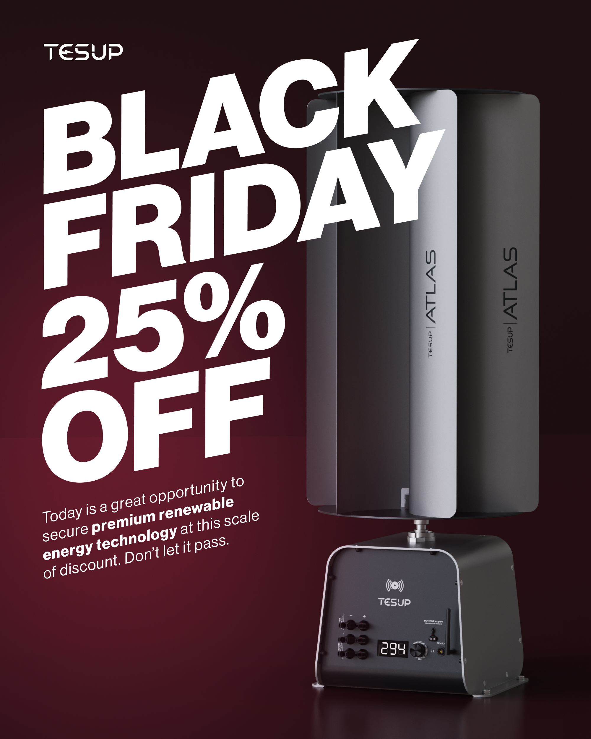 Last Chance: It Is Finally Black Friday at TESUP