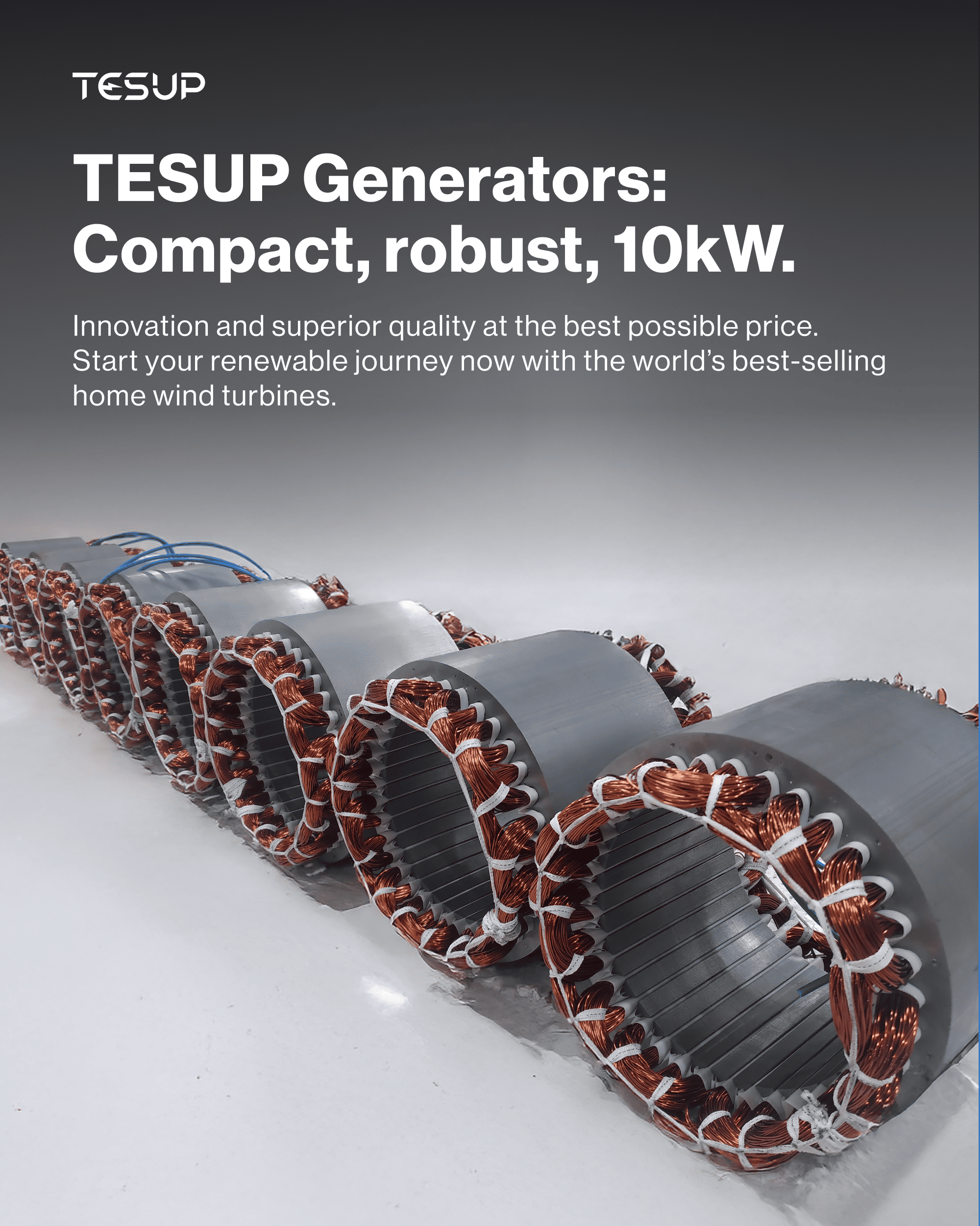 Generador TESUP 10kW Energía Fiable