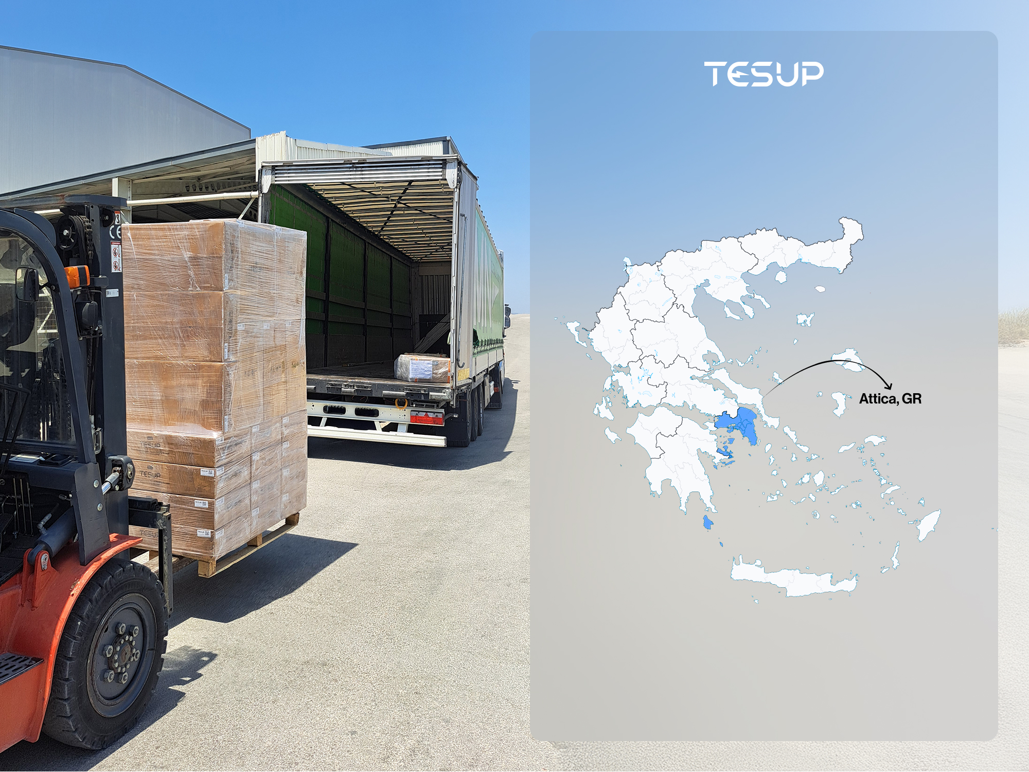 Atenas y la costa de Ática adoptando los sistemas de energía renovable de TESUP