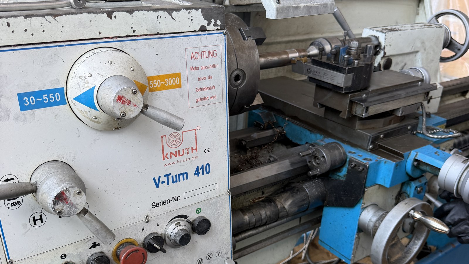 The machines we sell have serial numbers. This one does not.