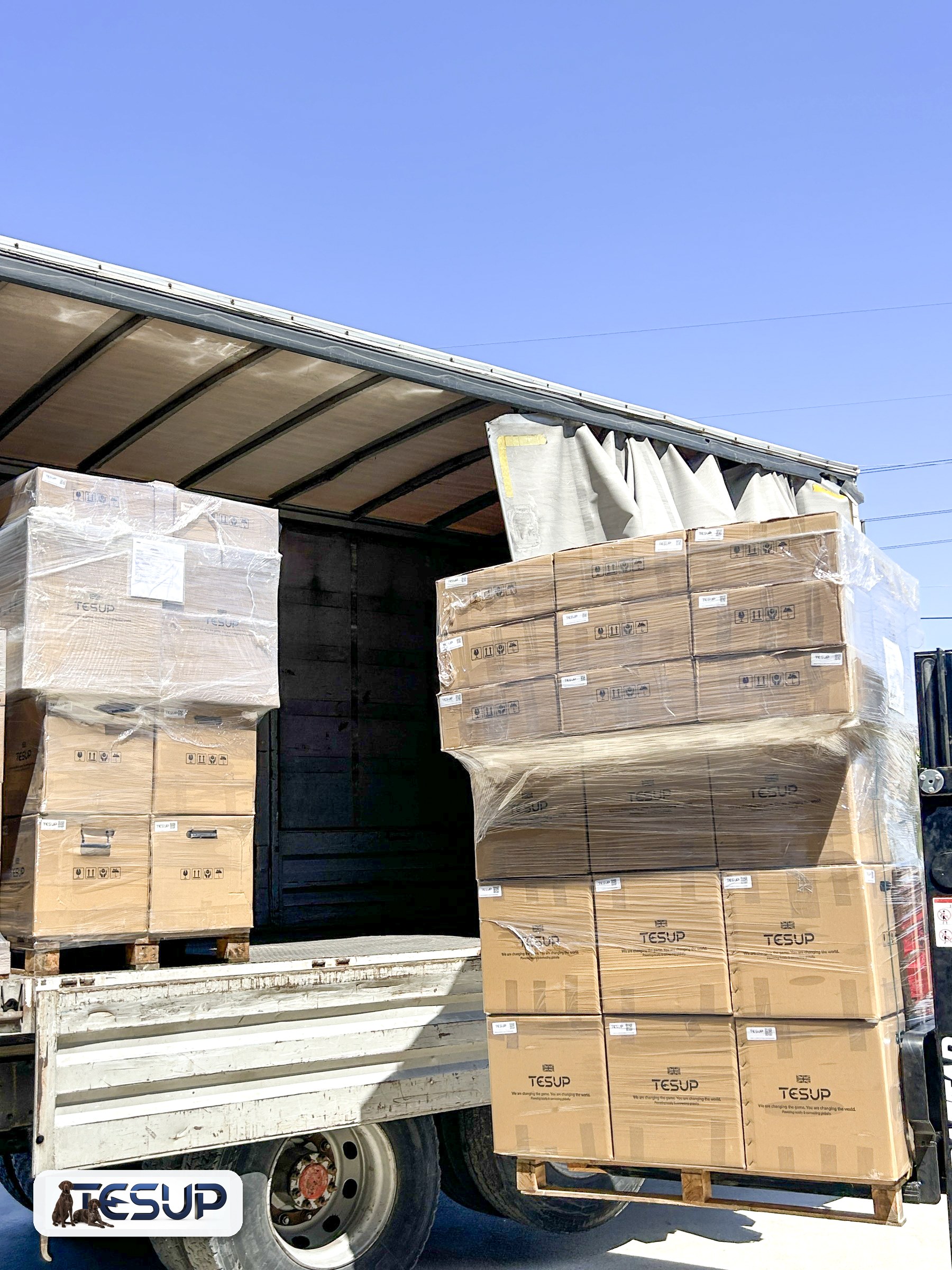 Chargé et en route : le prochain convoi TESUP part pour les Pays-Bas