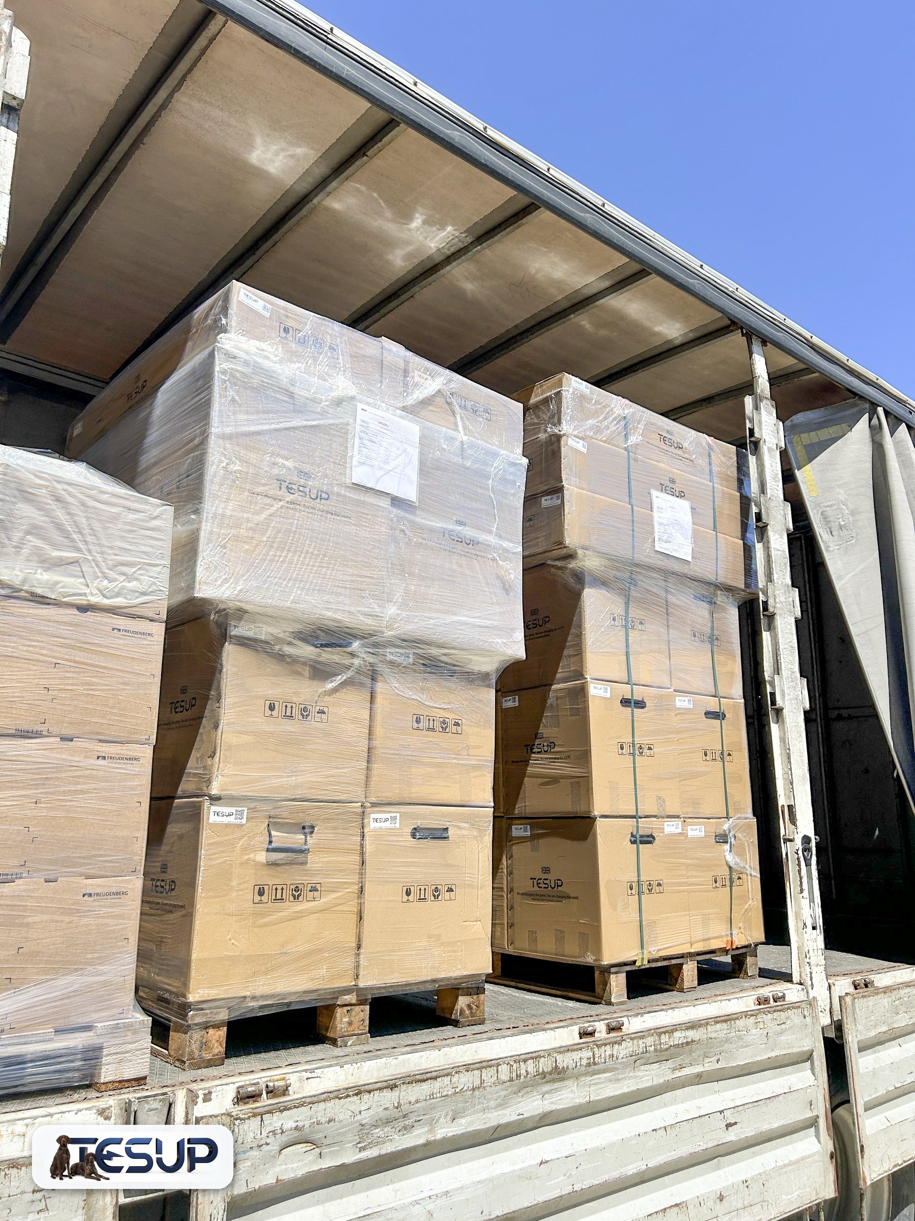 Chargé et en route : le prochain convoi TESUP part pour les Pays-Bas