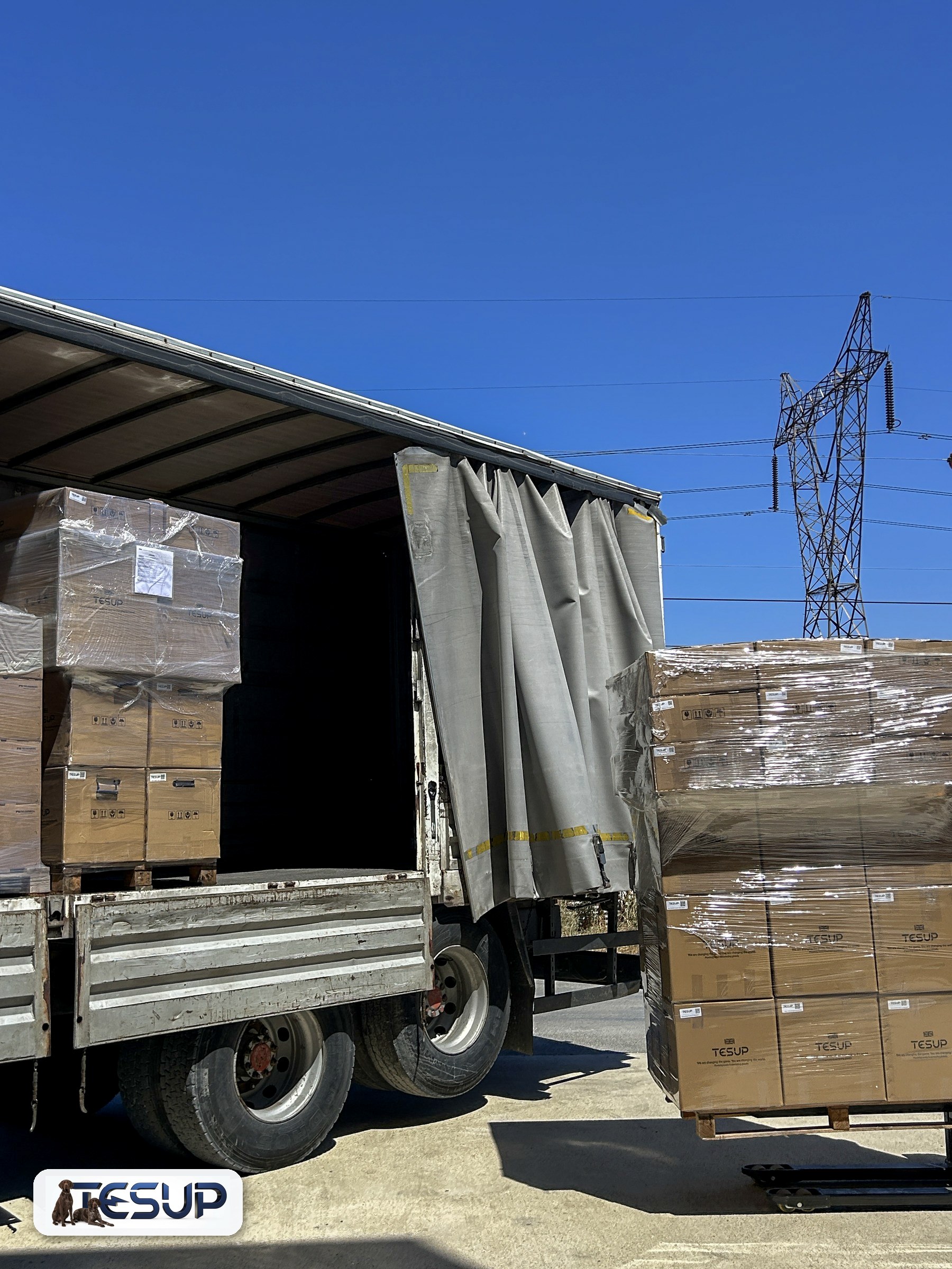 Chargé et en route : le prochain convoi TESUP part pour les Pays-Bas