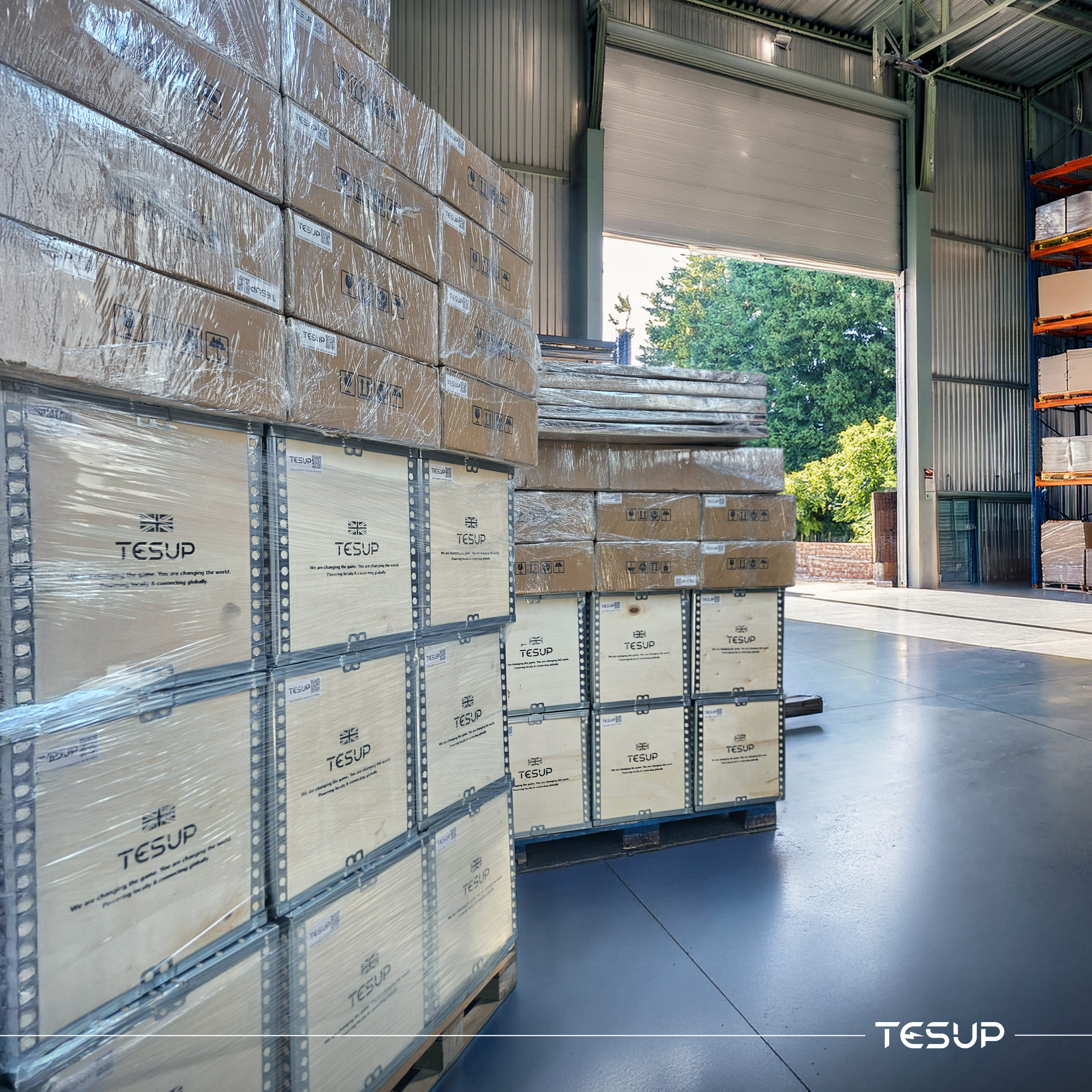 TESUP Local Delivery Network and Global Warehousing