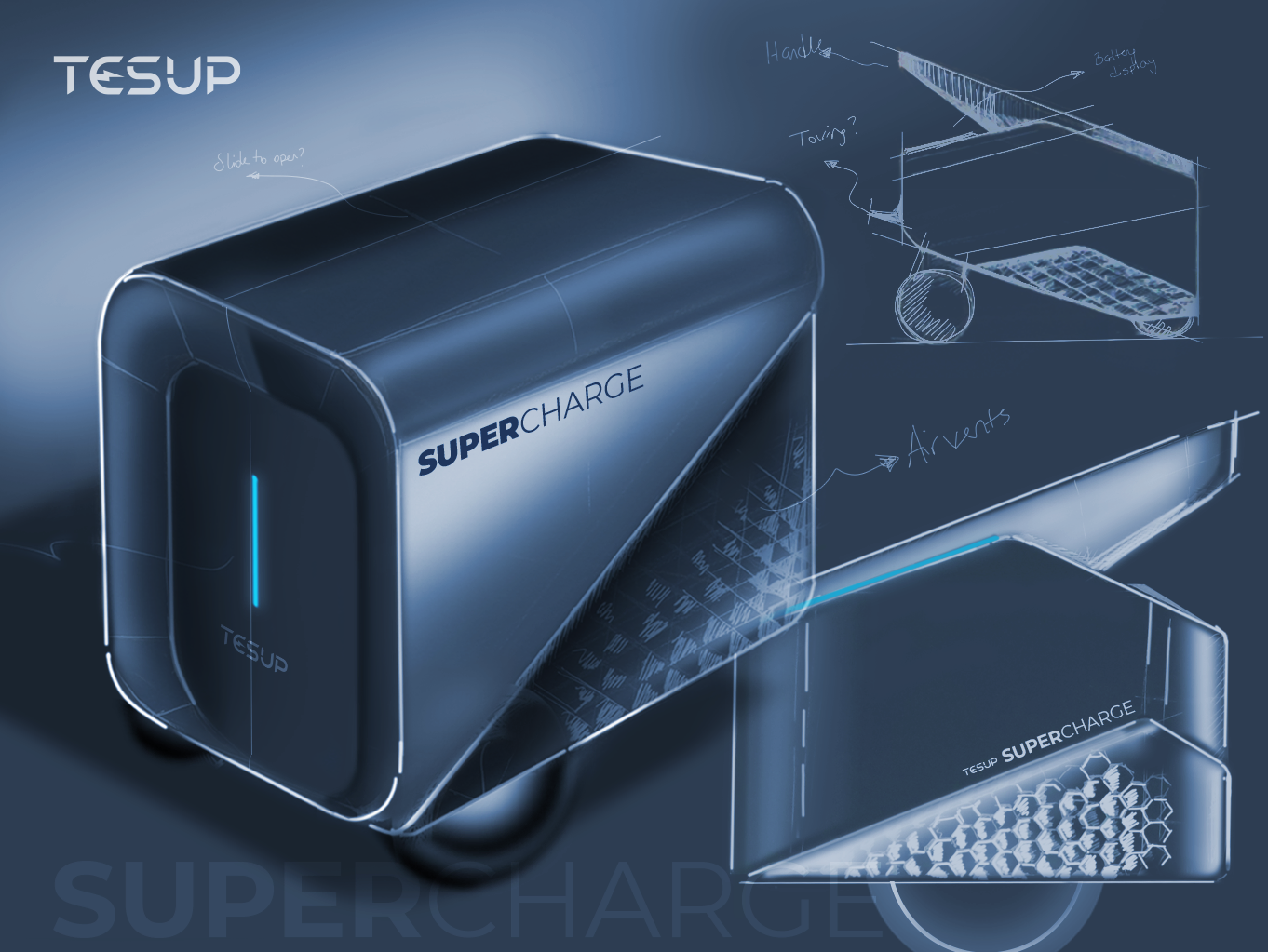 Τηλεχειριστήριο SuperCharge TESUP: Η απόλυτη φορητή ενεργειακή λύση