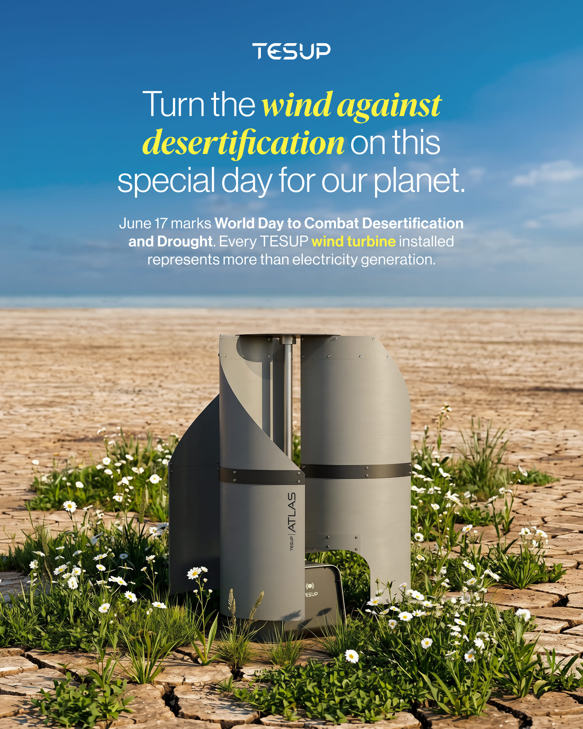 Turning the Wind Against Desertification on This Special Day for Our Planet