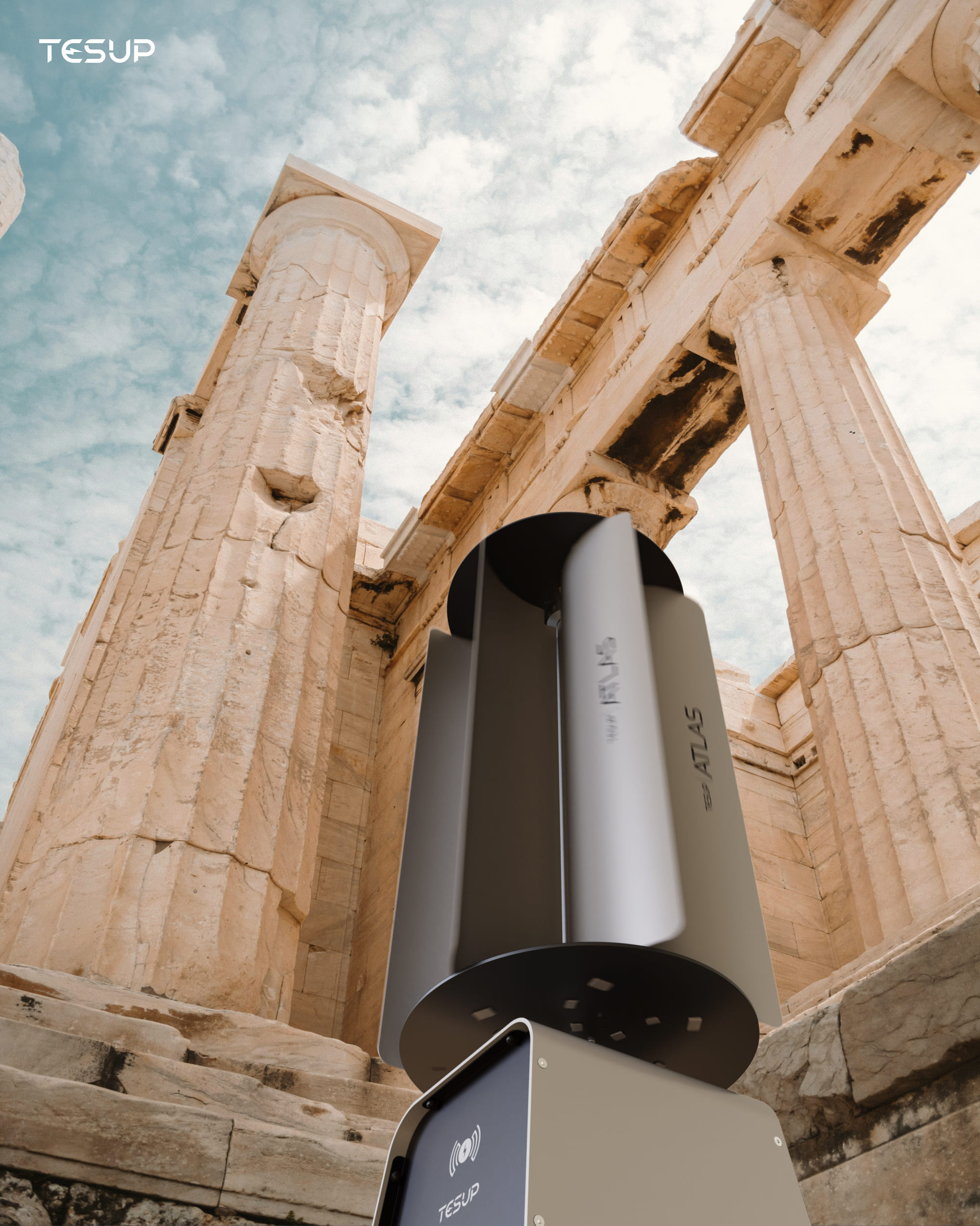 風が形作り、光がデザインする:TESUP、ギリシャにエネルギーを届ける