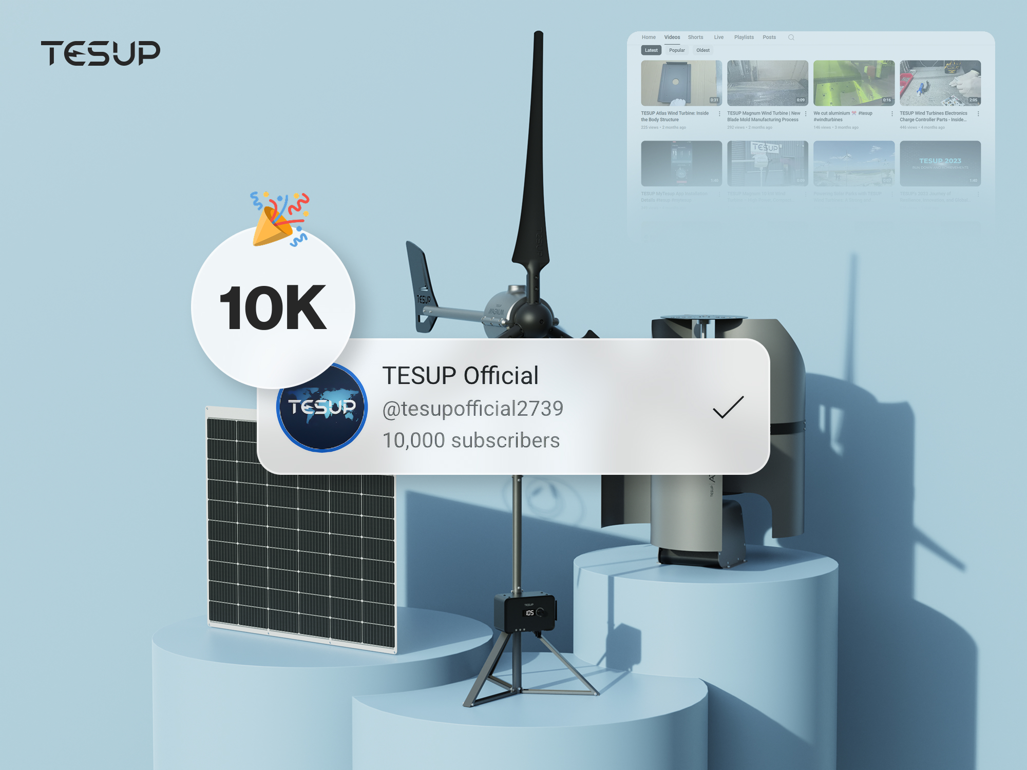 Canal de YouTube de TESUP alcanza 10.000 suscriptores – Fortaleciendo juntos nuestra comunidad