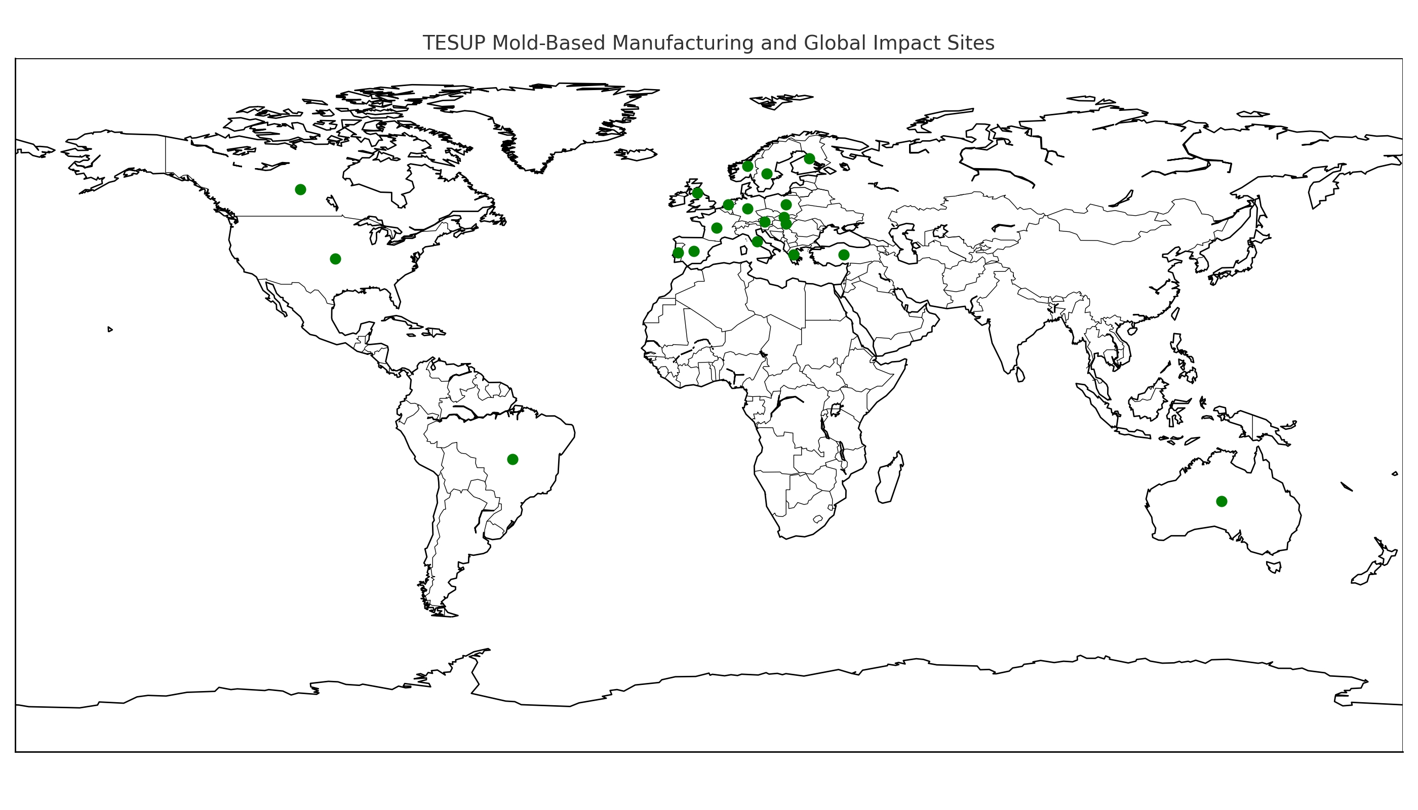 TESUP Global Mold Map