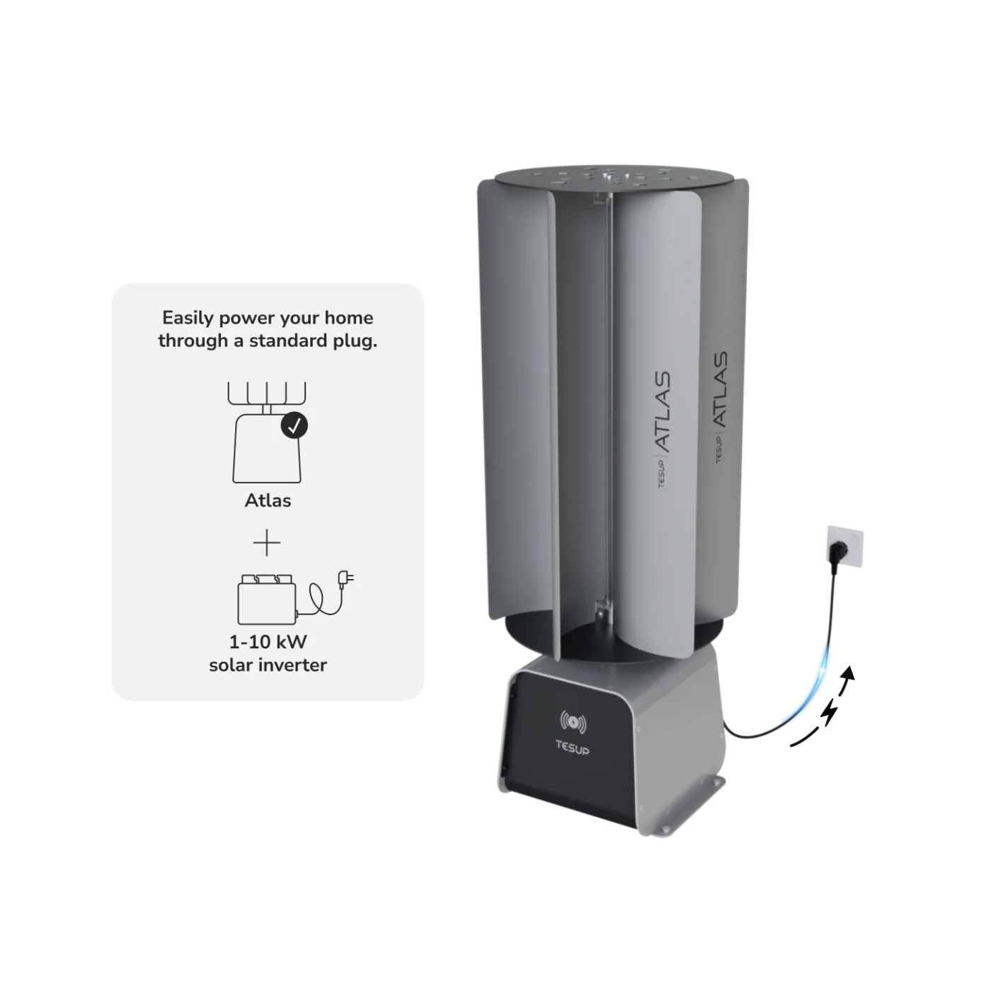Atlas Vertical Home Wind Turbine | TESUP South Africa
