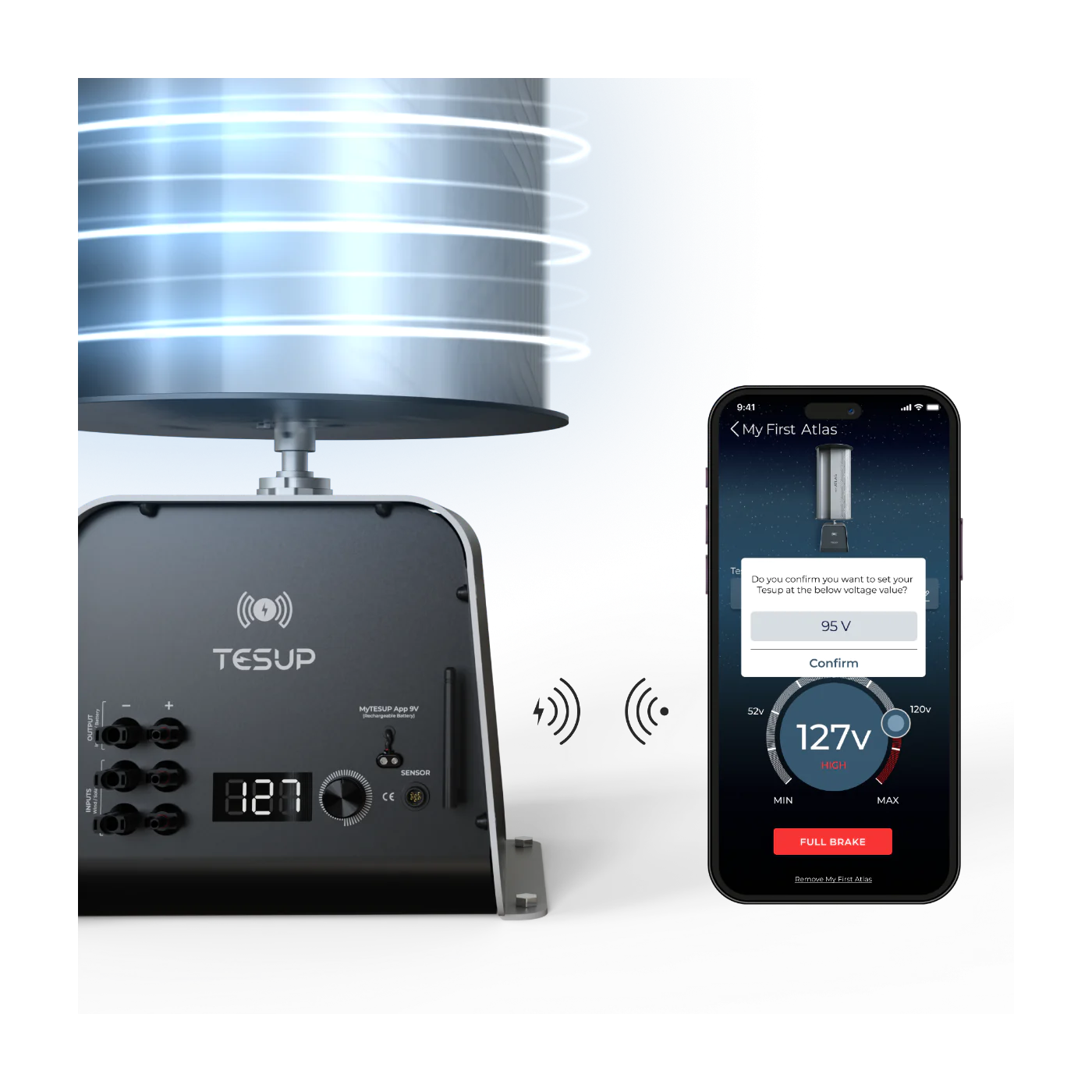Gerador de turbina eólica vertical Atlas (10 KW)
