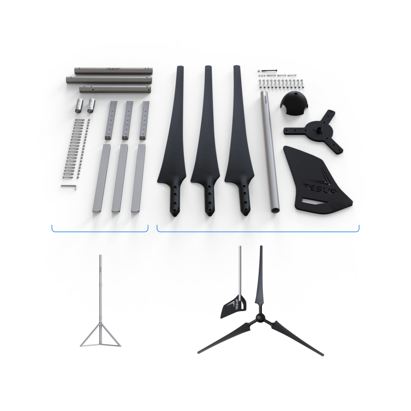 Conjunto de Pás para Turbina Eólica Magnum